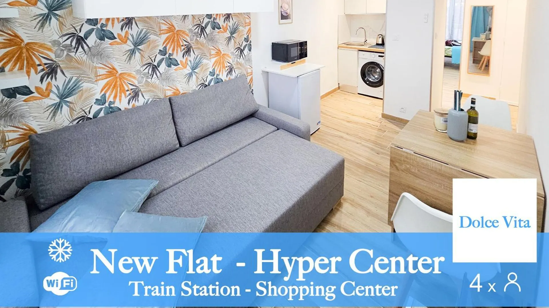 Lamartine 4 Pers Center Wifi A/C Apartment Nice